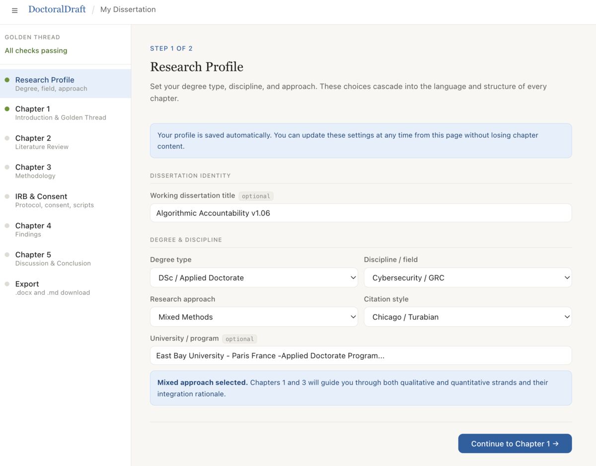 DoctoralDraft.com